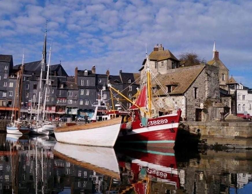 Appartamento Les Mouettes Du Port Honfleur Esterno foto
